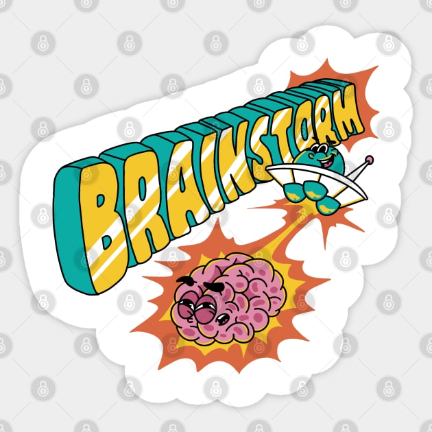 brainstorm Sticker by morbinhood